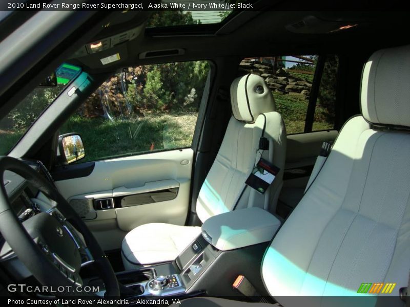 Alaska White / Ivory White/Jet Black 2010 Land Rover Range Rover Supercharged