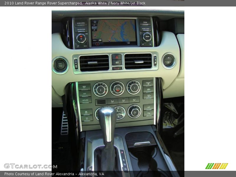 Alaska White / Ivory White/Jet Black 2010 Land Rover Range Rover Supercharged