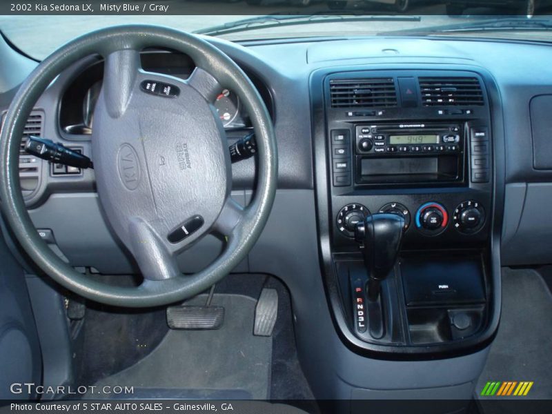 Misty Blue / Gray 2002 Kia Sedona LX