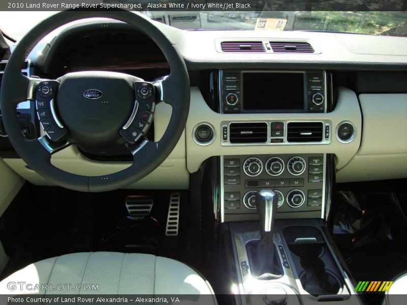 Alaska White / Ivory White/Jet Black 2010 Land Rover Range Rover Supercharged