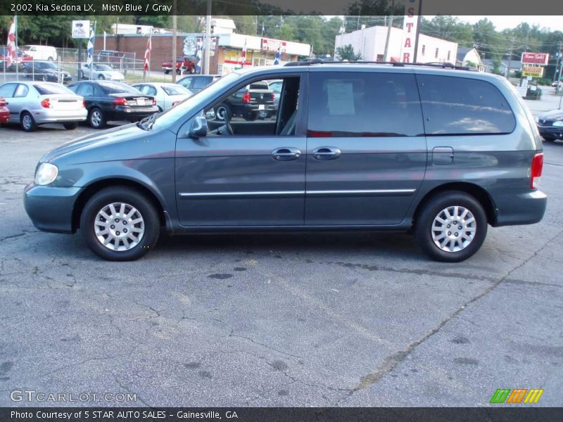 Misty Blue / Gray 2002 Kia Sedona LX