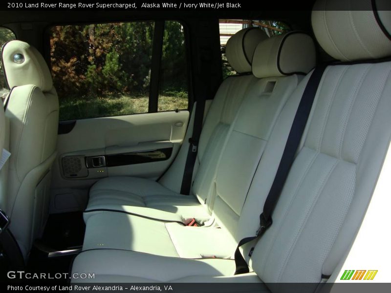 Alaska White / Ivory White/Jet Black 2010 Land Rover Range Rover Supercharged