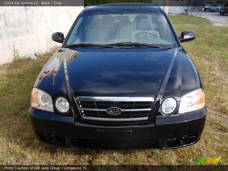 Black / Gray 2004 Kia Optima LX