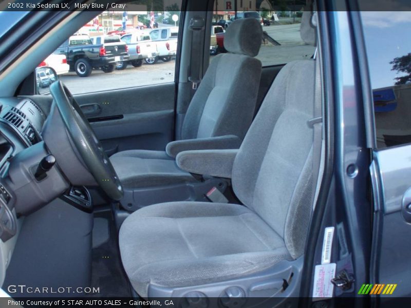Misty Blue / Gray 2002 Kia Sedona LX