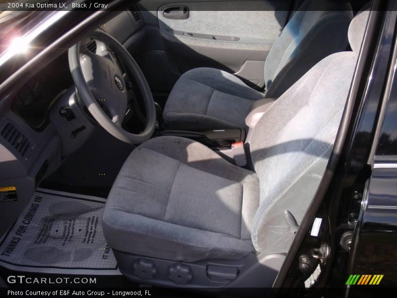 Black / Gray 2004 Kia Optima LX