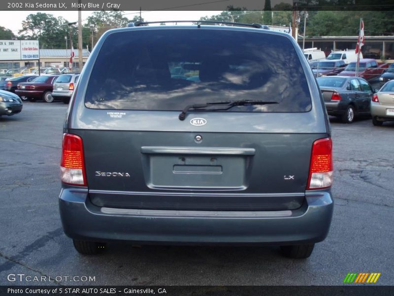 Misty Blue / Gray 2002 Kia Sedona LX