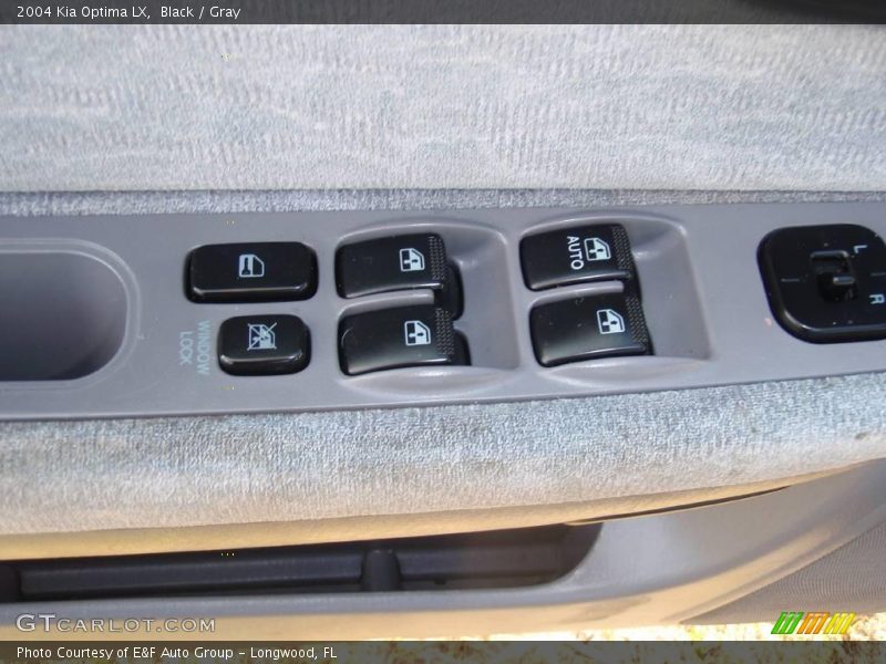Black / Gray 2004 Kia Optima LX