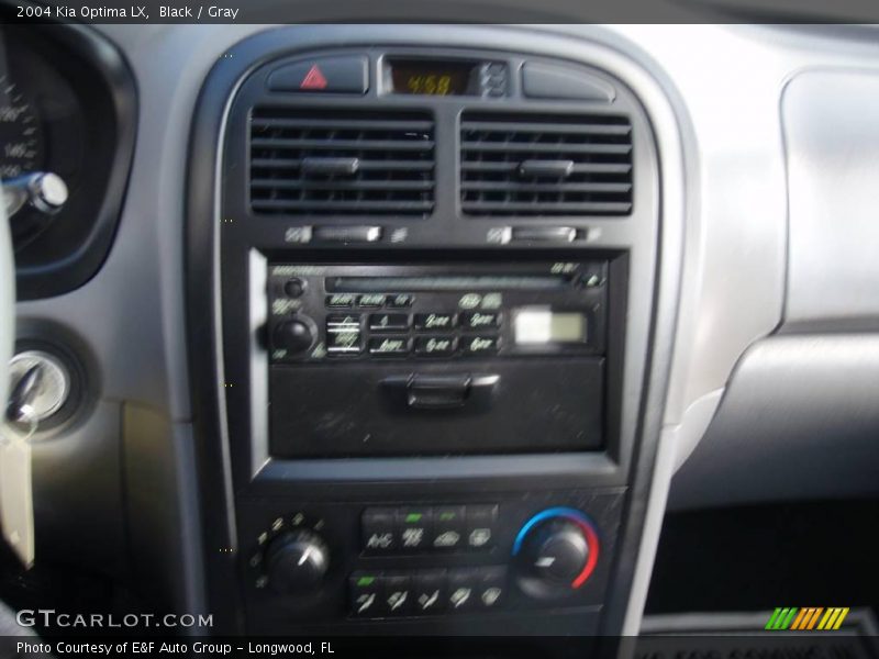 Black / Gray 2004 Kia Optima LX