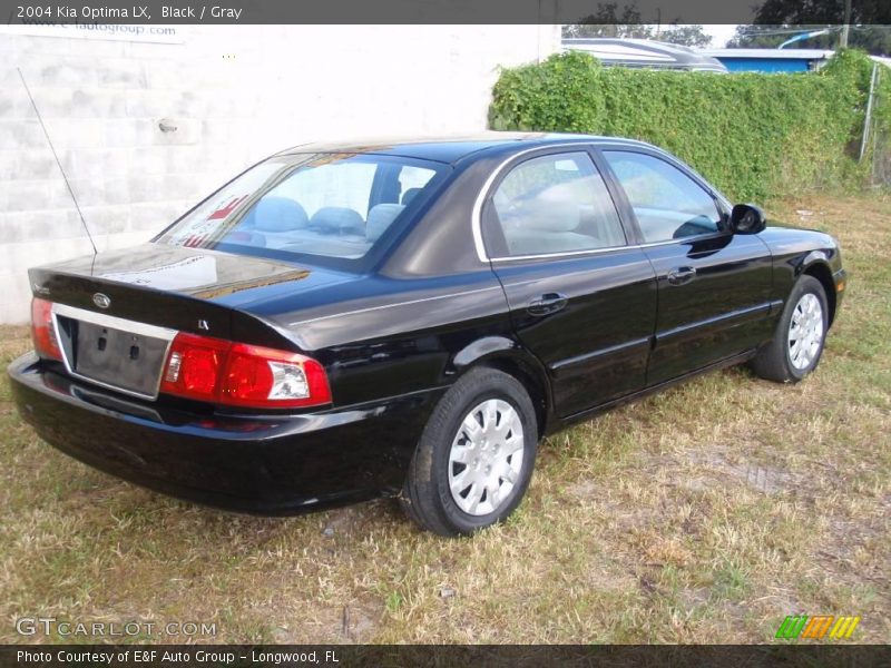 Black / Gray 2004 Kia Optima LX