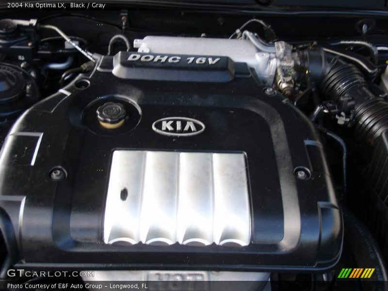Black / Gray 2004 Kia Optima LX