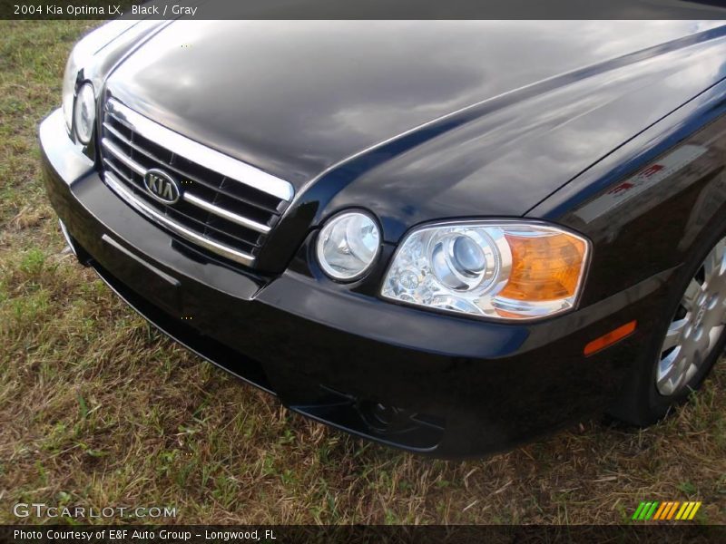 Black / Gray 2004 Kia Optima LX