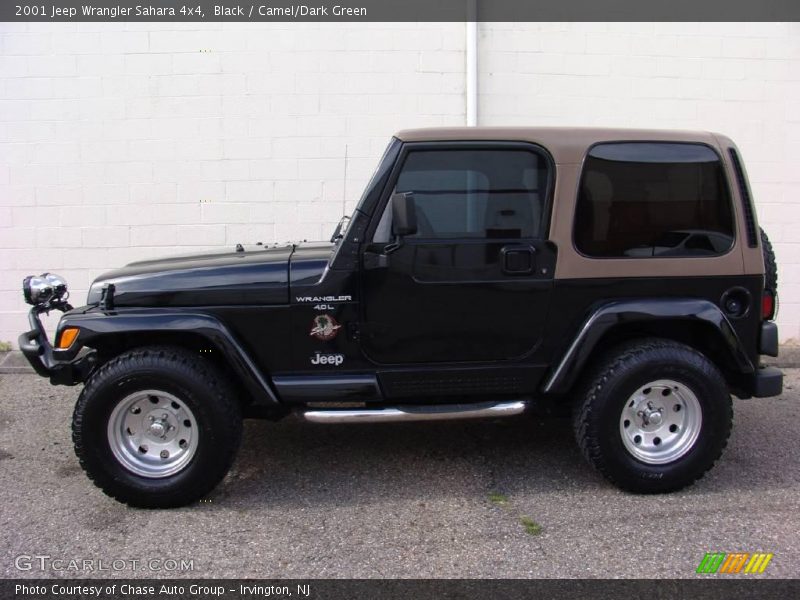 Black / Camel/Dark Green 2001 Jeep Wrangler Sahara 4x4