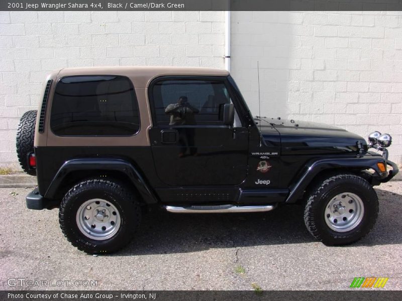 Black / Camel/Dark Green 2001 Jeep Wrangler Sahara 4x4