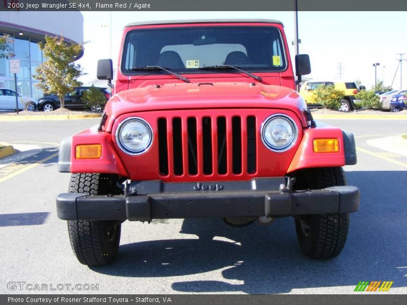 Flame Red / Agate 2000 Jeep Wrangler SE 4x4