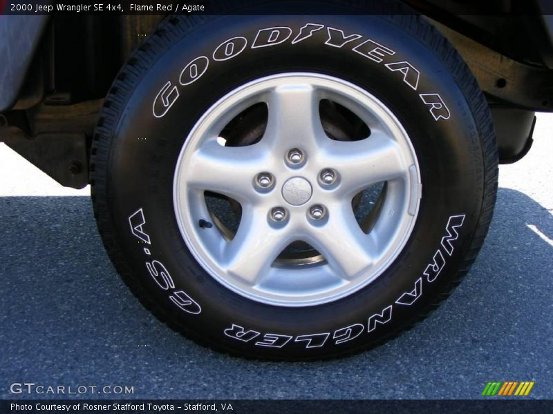 Flame Red / Agate 2000 Jeep Wrangler SE 4x4