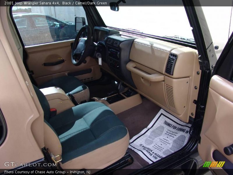 Black / Camel/Dark Green 2001 Jeep Wrangler Sahara 4x4