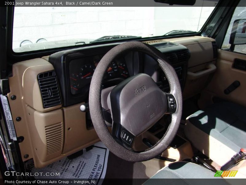 Black / Camel/Dark Green 2001 Jeep Wrangler Sahara 4x4