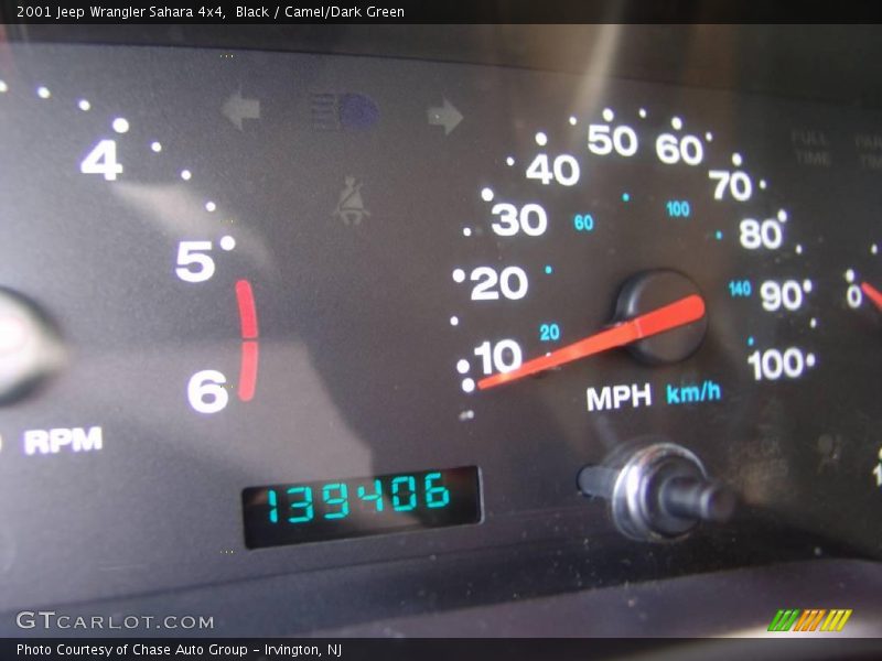 Black / Camel/Dark Green 2001 Jeep Wrangler Sahara 4x4