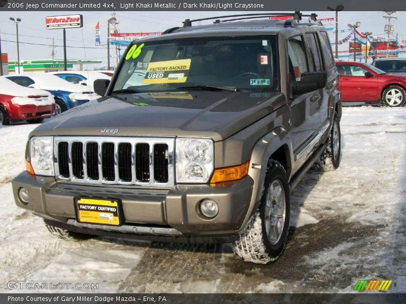 Light Khaki Metallic / Dark Khaki/Light Graystone 2006 Jeep Commander Limited 4x4