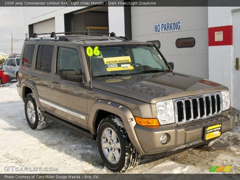 Light Khaki Metallic / Dark Khaki/Light Graystone 2006 Jeep Commander Limited 4x4