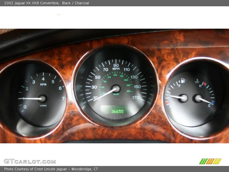 Black / Charcoal 2002 Jaguar XK XK8 Convertible