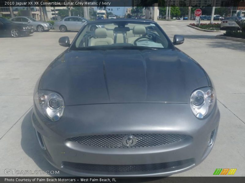 Lunar Grey Metallic / Ivory 2010 Jaguar XK XK Convertible