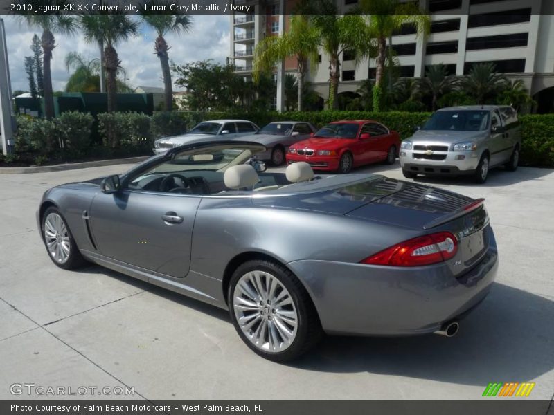 Lunar Grey Metallic / Ivory 2010 Jaguar XK XK Convertible