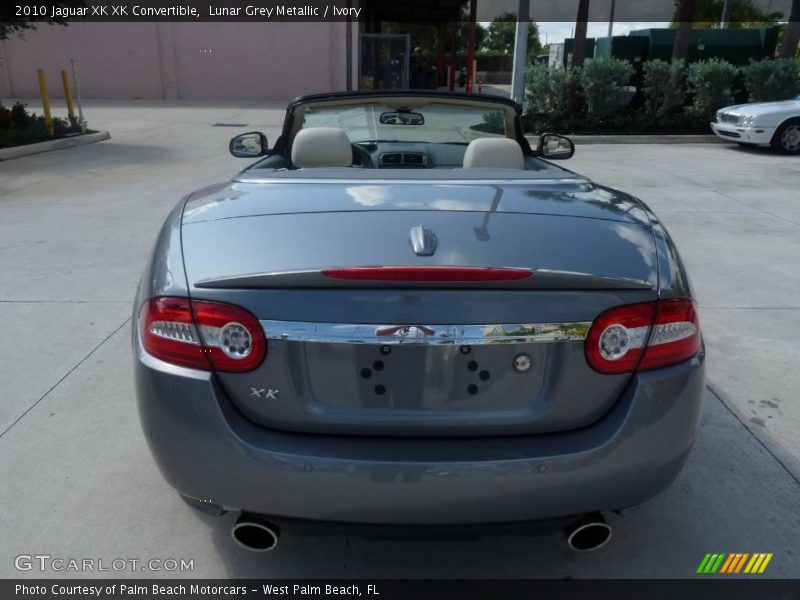 Lunar Grey Metallic / Ivory 2010 Jaguar XK XK Convertible