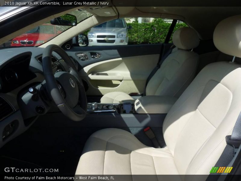 Lunar Grey Metallic / Ivory 2010 Jaguar XK XK Convertible