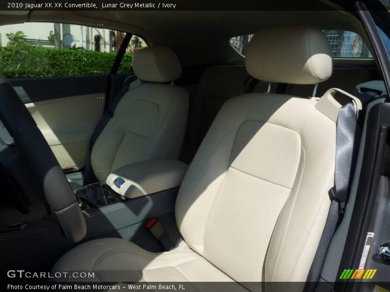 Lunar Grey Metallic / Ivory 2010 Jaguar XK XK Convertible