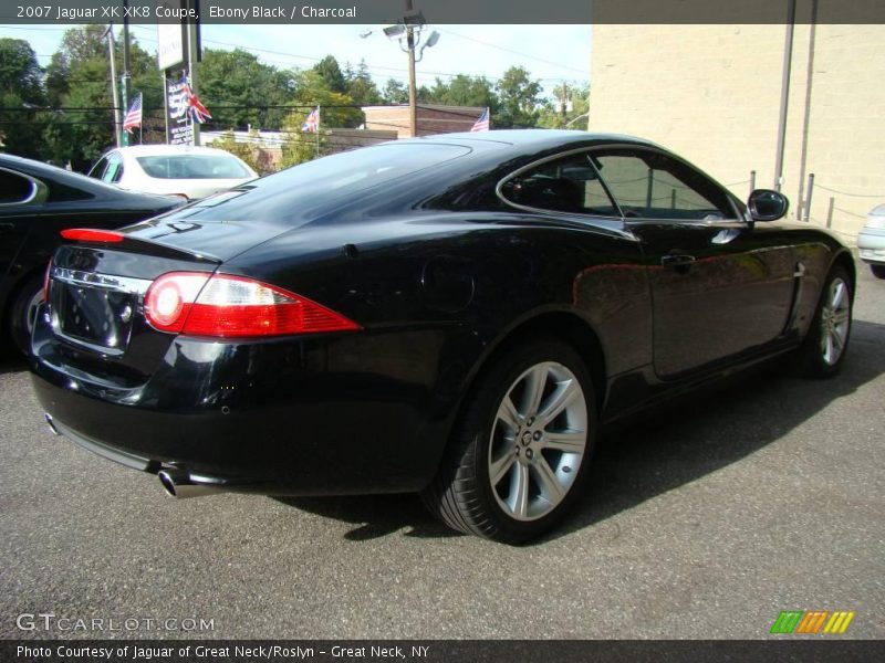 Ebony Black / Charcoal 2007 Jaguar XK XK8 Coupe