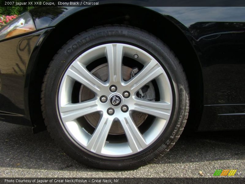 Ebony Black / Charcoal 2007 Jaguar XK XK8 Coupe