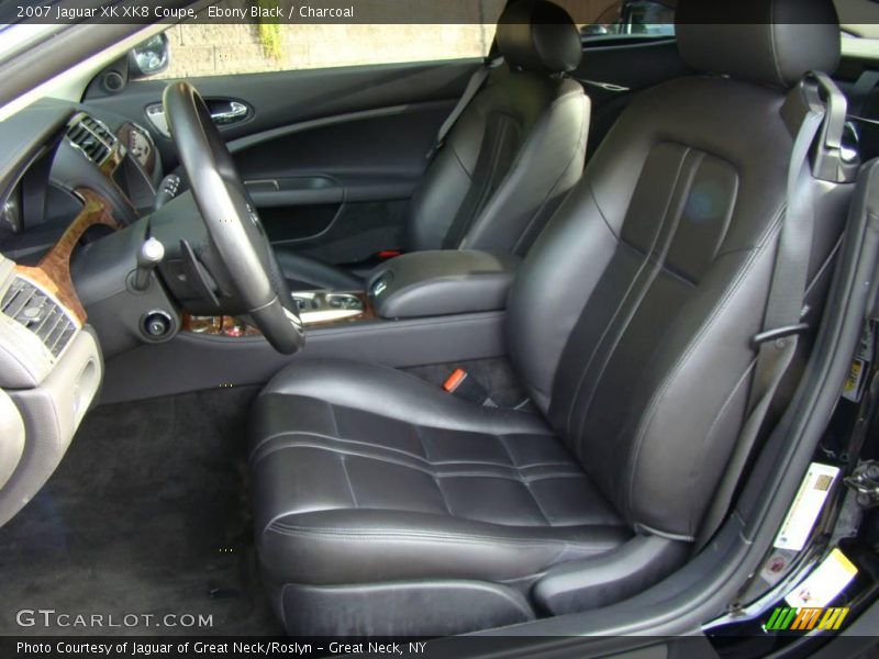 Ebony Black / Charcoal 2007 Jaguar XK XK8 Coupe