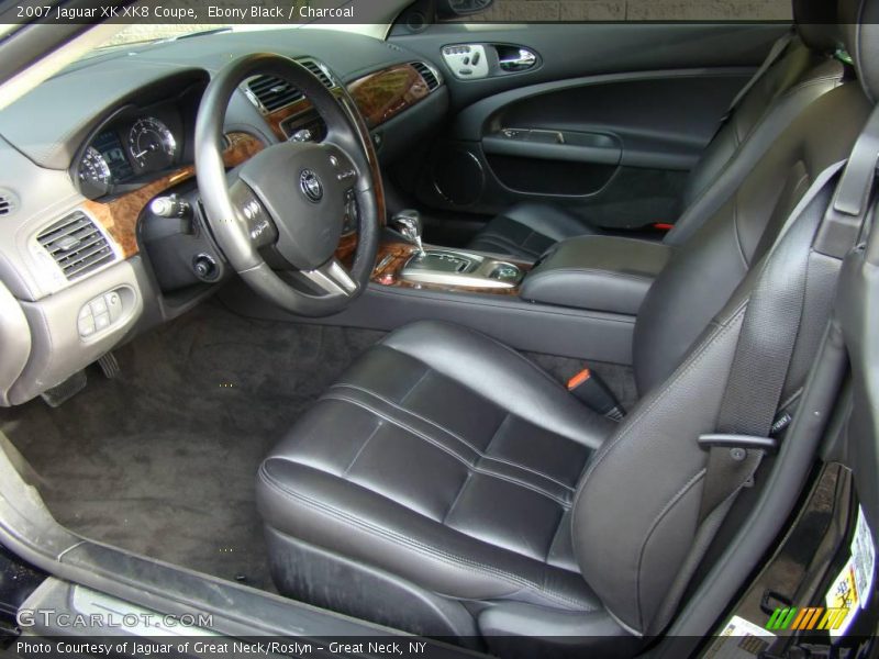 Ebony Black / Charcoal 2007 Jaguar XK XK8 Coupe