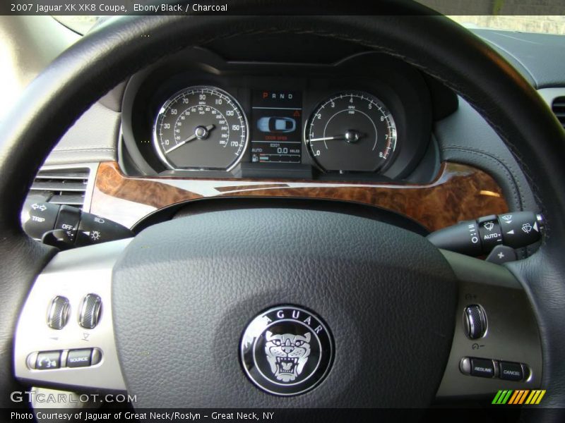Ebony Black / Charcoal 2007 Jaguar XK XK8 Coupe