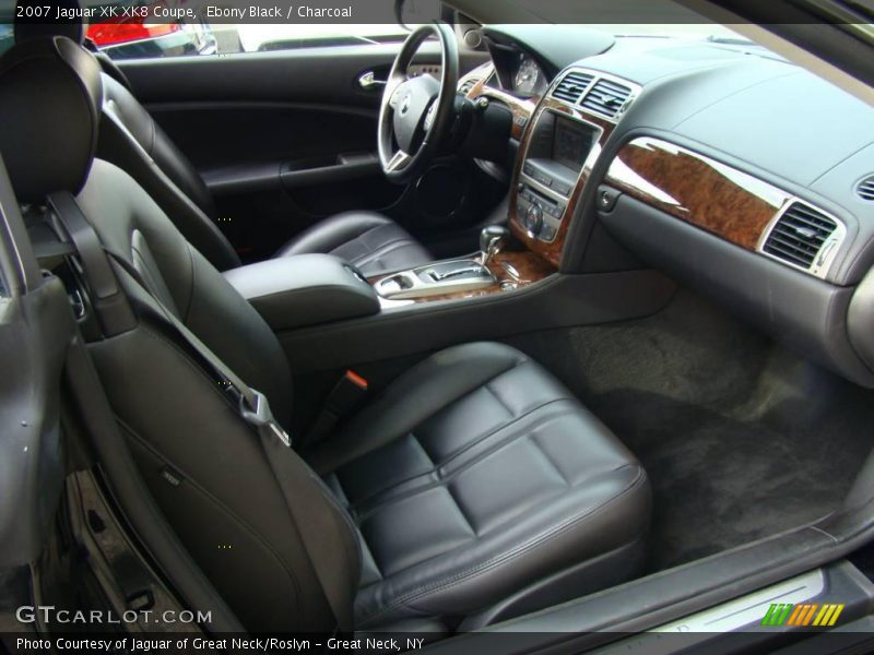 Ebony Black / Charcoal 2007 Jaguar XK XK8 Coupe