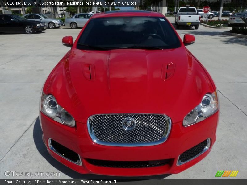 Radiance Red Metallic / Warm Charcoal 2010 Jaguar XF XFR Sport Sedan