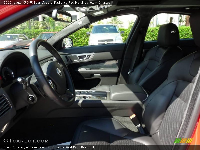 Radiance Red Metallic / Warm Charcoal 2010 Jaguar XF XFR Sport Sedan