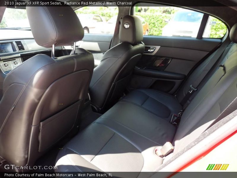 Radiance Red Metallic / Warm Charcoal 2010 Jaguar XF XFR Sport Sedan