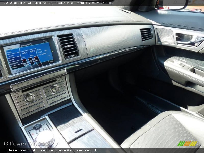 Radiance Red Metallic / Warm Charcoal 2010 Jaguar XF XFR Sport Sedan