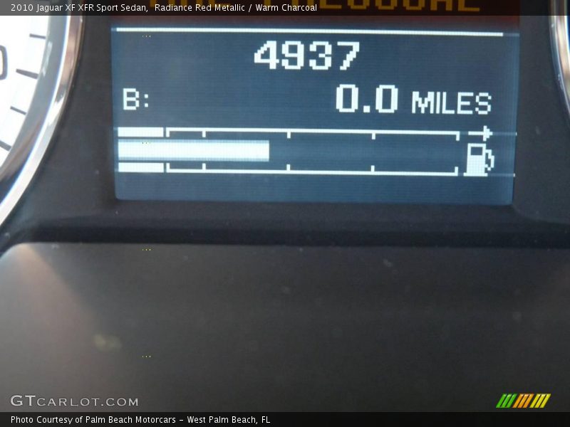Radiance Red Metallic / Warm Charcoal 2010 Jaguar XF XFR Sport Sedan