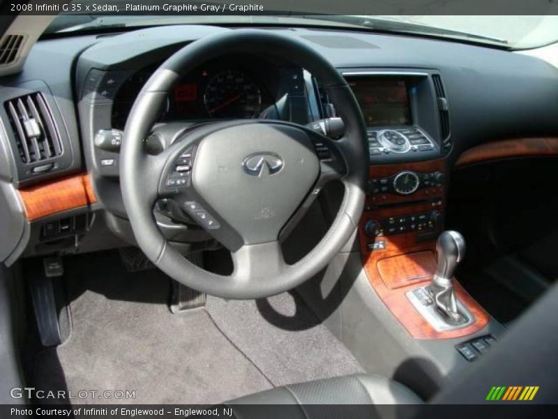 Platinum Graphite Gray / Graphite 2008 Infiniti G 35 x Sedan