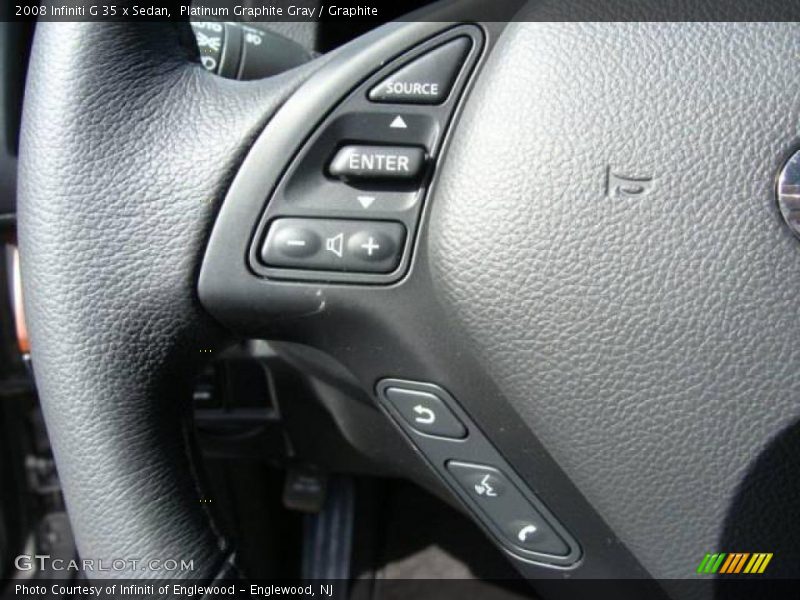 Platinum Graphite Gray / Graphite 2008 Infiniti G 35 x Sedan