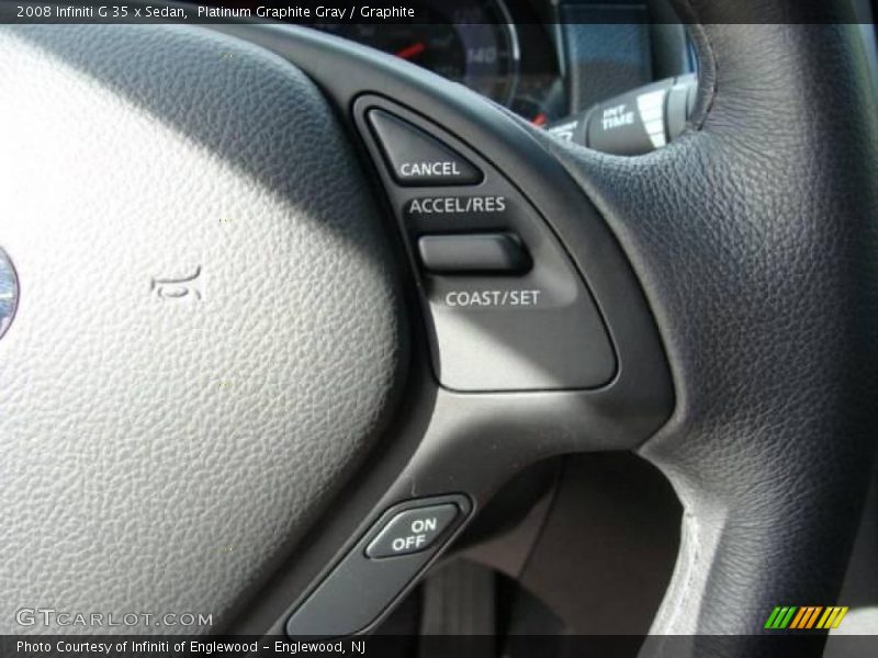 Platinum Graphite Gray / Graphite 2008 Infiniti G 35 x Sedan