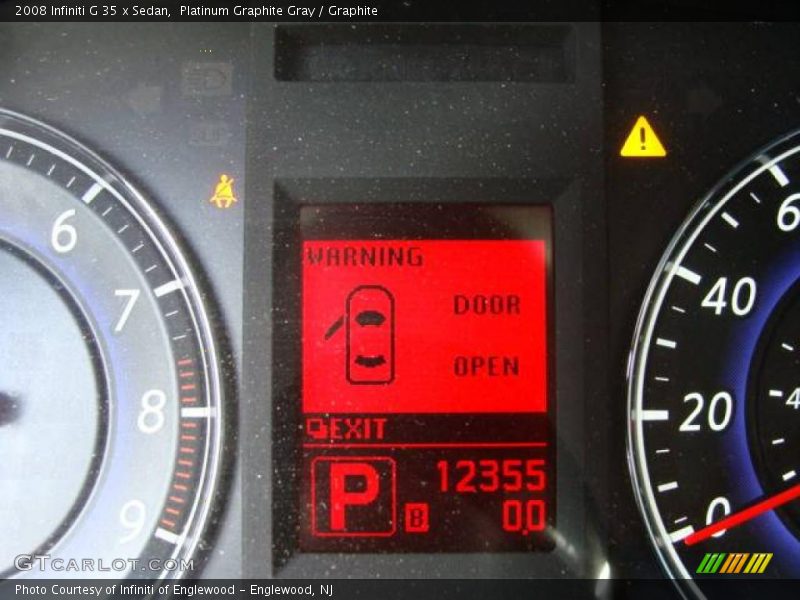 Platinum Graphite Gray / Graphite 2008 Infiniti G 35 x Sedan