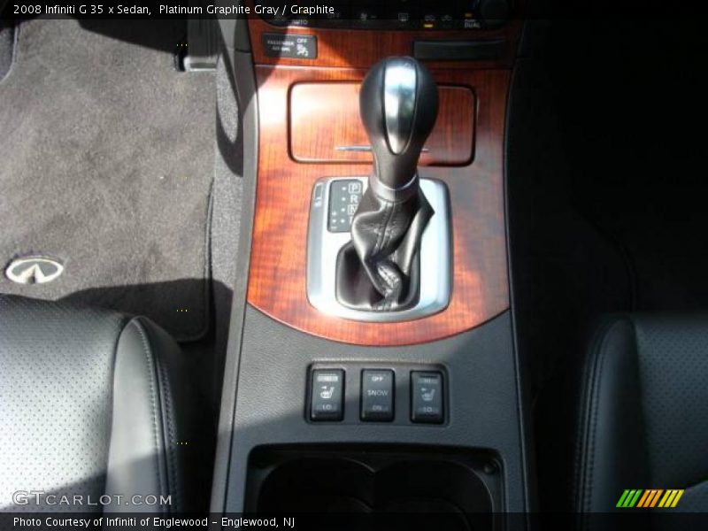 Platinum Graphite Gray / Graphite 2008 Infiniti G 35 x Sedan