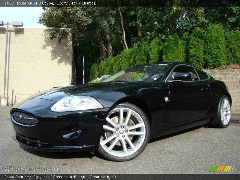 Ebony Black / Charcoal 2007 Jaguar XK XK8 Coupe