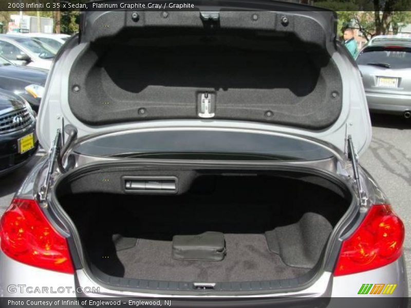 Platinum Graphite Gray / Graphite 2008 Infiniti G 35 x Sedan