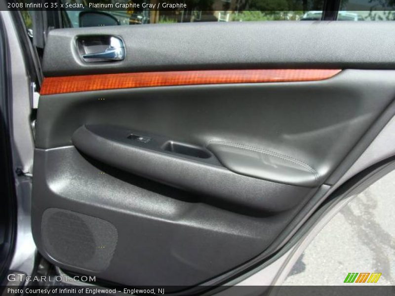 Platinum Graphite Gray / Graphite 2008 Infiniti G 35 x Sedan