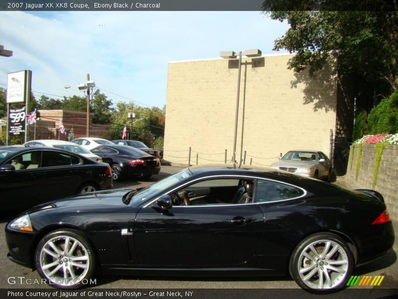 Ebony Black / Charcoal 2007 Jaguar XK XK8 Coupe